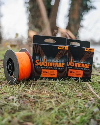 Fox Submerge Orange Sinking Braid 600m 0.38mm 29.5kg