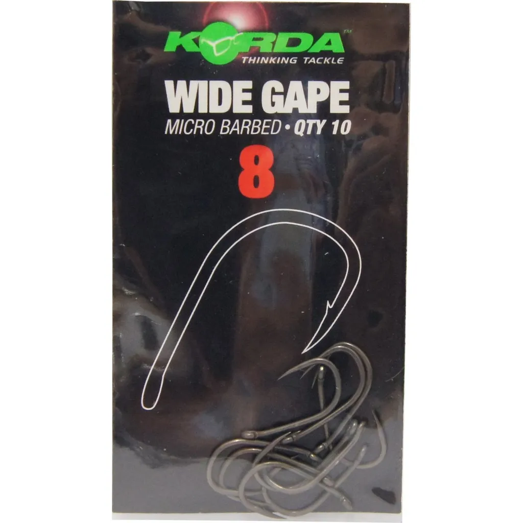 Korda Wide Gape Haken #8