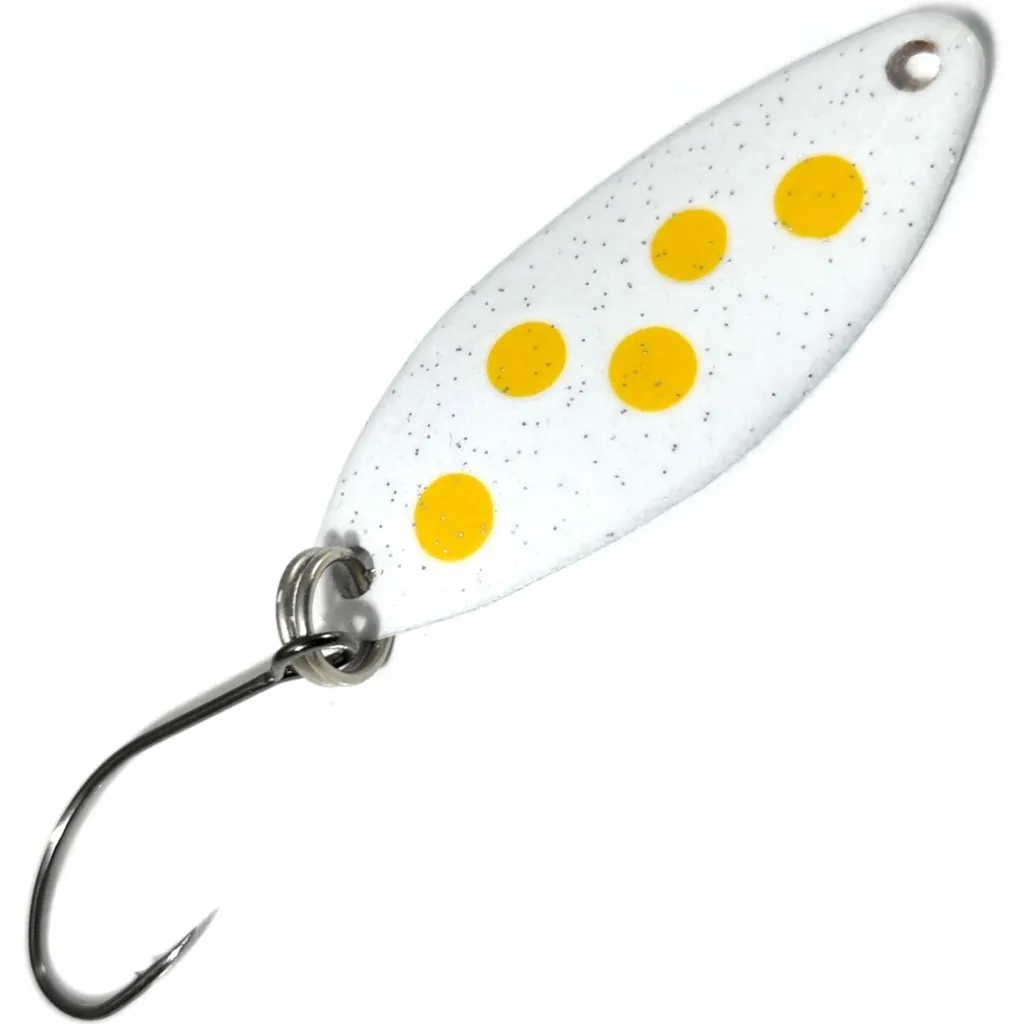 Troutwerk Spoon Blinker 70299 3.3cm 2.5g Weiß Gelb