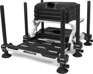 Preston Absolute Station Sitzkiste 23.6kg Aluminium White