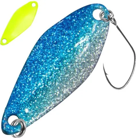 FTM Spoon Tremo 0.9g 2.9cm Blue-Silver/Yellow Single Hook