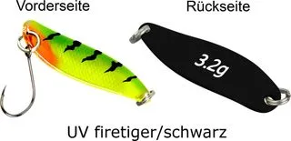 FTM Spoon Hammer Spoon 3.2g Tumbling Firetiger/Black