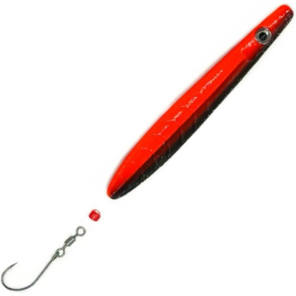 Troutwerk ParaLAXX Meerforellenblinker 5g 6,5cm Schwarz Rot