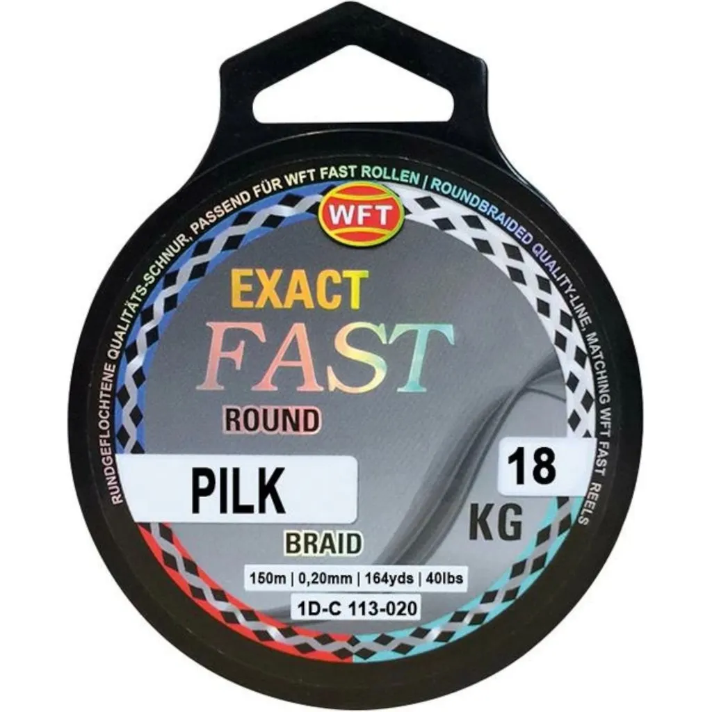 WFT Fast Pilk & Braid Geflochtene Schnur 0.20mm 18kg 150m Blau