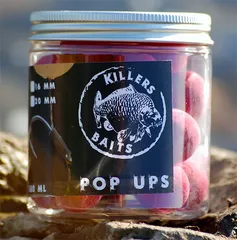 Carp Killers Pop Up Boilies Pink Peach 20mm 80g