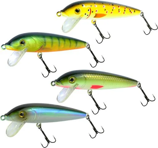 Seika Pro Wobbler Tokio Lure Kit 4Pcs 9cm 0.5–1.5m Sinkend