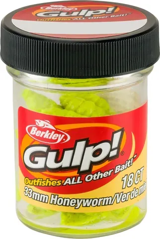 Berkley Gulp!® Honey Worm 3.3cm 65g Chartreuse