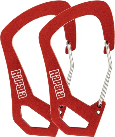 Rapala Carabiner Kescherzubehör Rot
