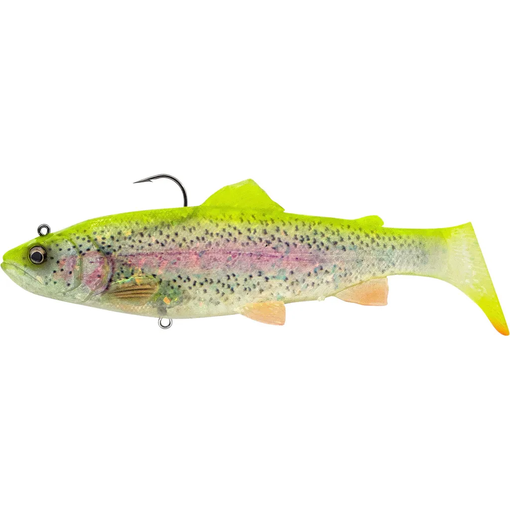 Savage Gear 3D Trout Shad Köder 12.5cm 35g Clear Lemon Trout