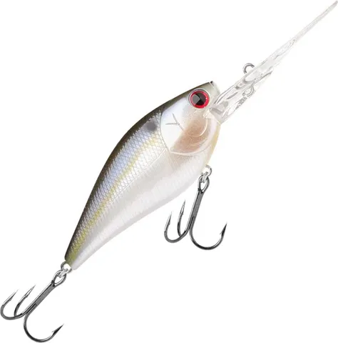 Lucky Craft Flat CB D-20 Crankbait 7.5cm 23.5g Pearl Threadfin Shad