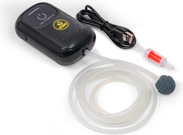 Black Cat Silent Bait Aerator 500L/min 30h USB Rechargeable Plastic