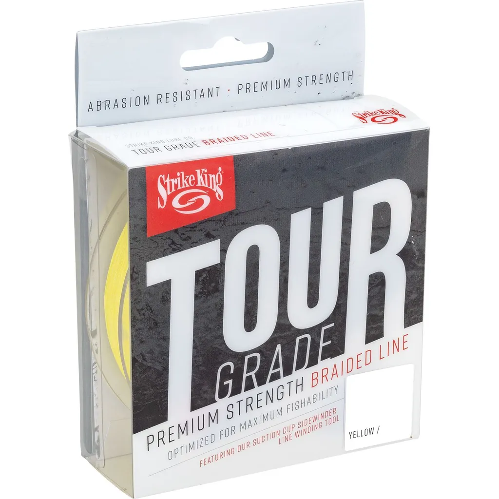 Strike King Tour Grade Braid 0.16mm 3.6kg Gelb