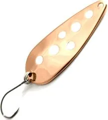 Troutwerk Spoon 4cm 5g Copper/White Dots Single Hook