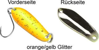 FTM Spoon Boogie 1.6g Orange/Gelb Glitter