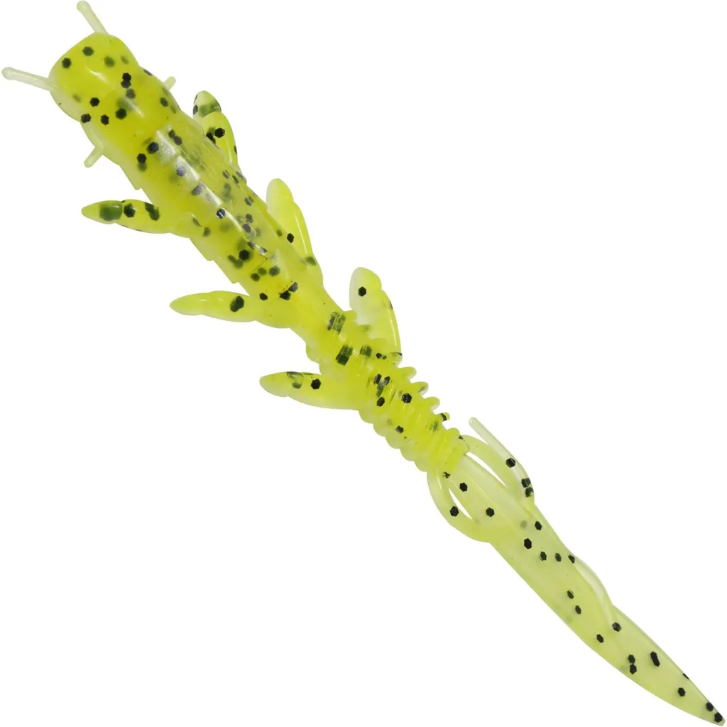 Seika Pro Fransen Felix Gummikrebse 11cm Bright Chartreuse