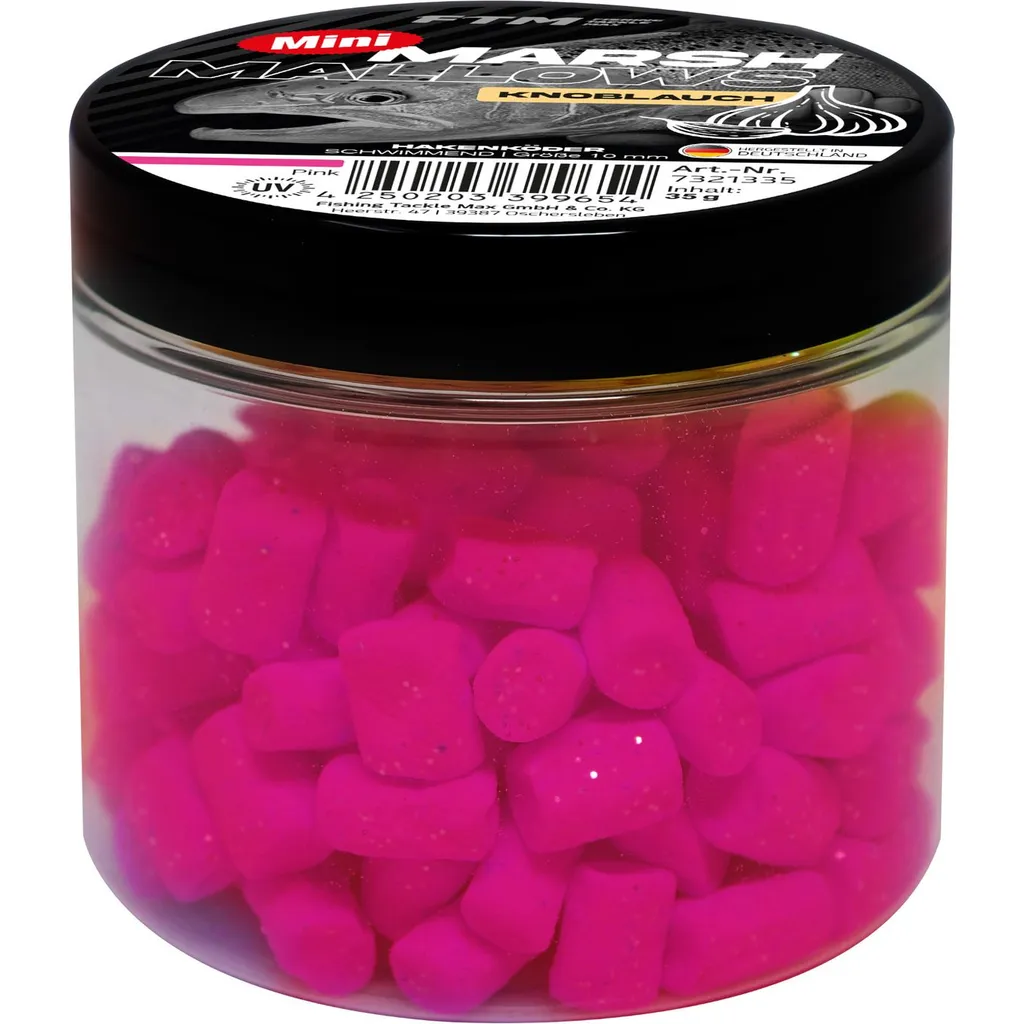 FTM Marshmallow Knoblauch Mini Schwimmend Softbaits 35g Pink