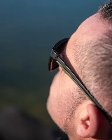 Fox Collection Green Black Shades Polarized Glasses Black Brown