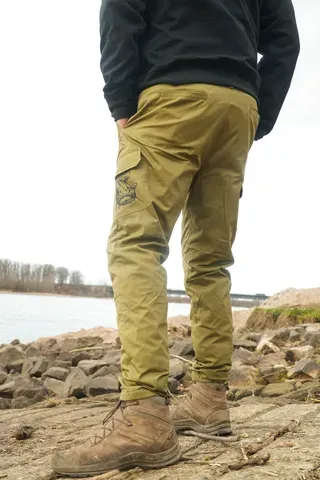 Black Cat Cargo Trousers M Green