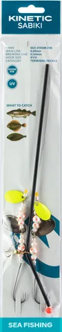 KINETIC Sabiki Seeboom 132 #1/0 245cm CLOWN