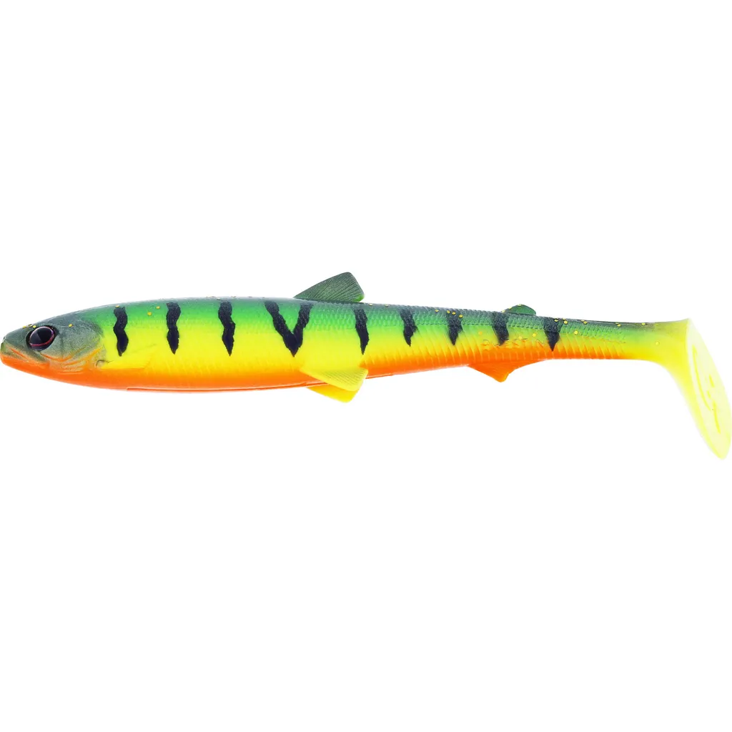 Westin BullTeez Shadtail Gummifische 12.5cm 16g Tiger Perch