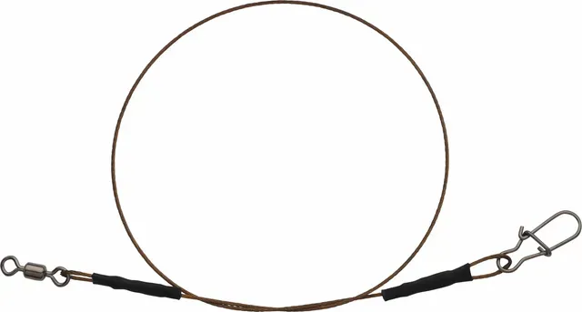 Berkley Fusion19 Steel Spin Leaders 35cm 15.9kg Snap and Swivel