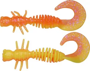 Berkley PowerBait Power Curly 5.5cm Fluorescent Orange/Sunshine Yellow