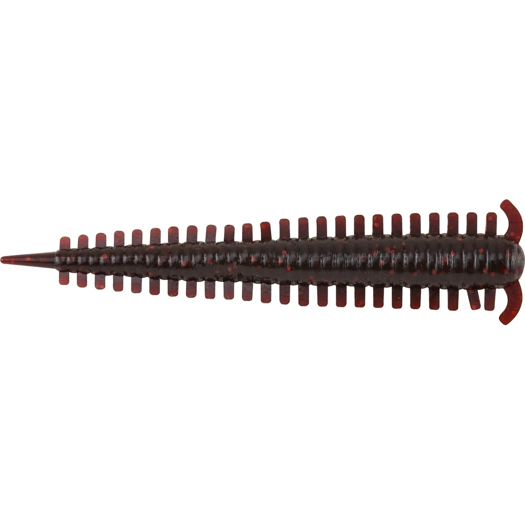 Berkley Gulp! Saltwater Sandworm Gummiköder 5cm Motor Oil Red Fleck