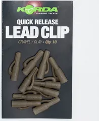 Korda Quick Release Lead Clips Gravel/Clay