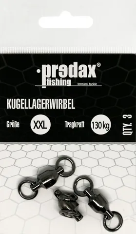 Predax Kugellagerwirbel black nickel 130kg