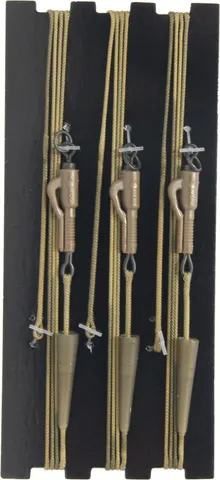 Korda Leadcore Leader Hybrid Lead Clip 3Stück 1m Kies