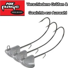 Fox Rage Stand Up Bigfoot Jig Heads 25g 6/0 Natur