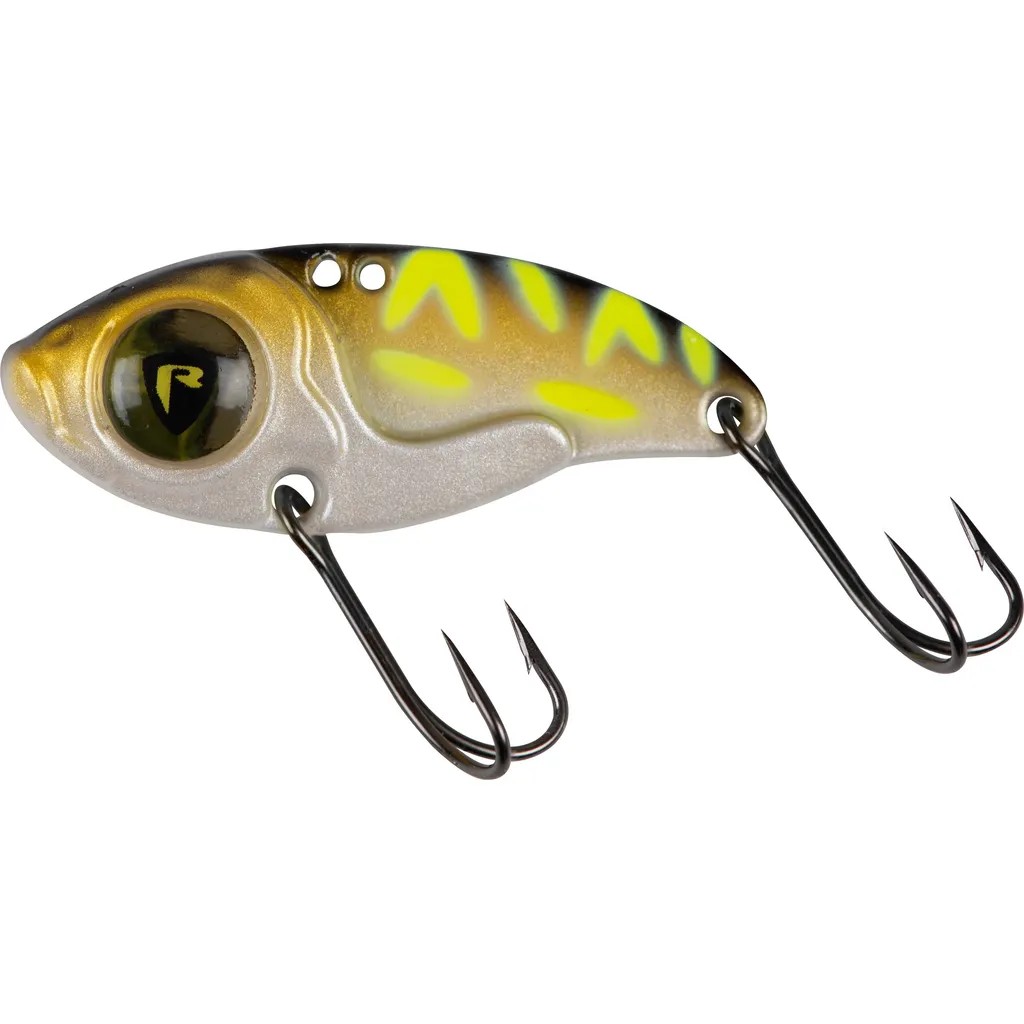 Fox Rage Big Eye Blade Lipless Crankbaits 4cm 8g UV Black & Gold