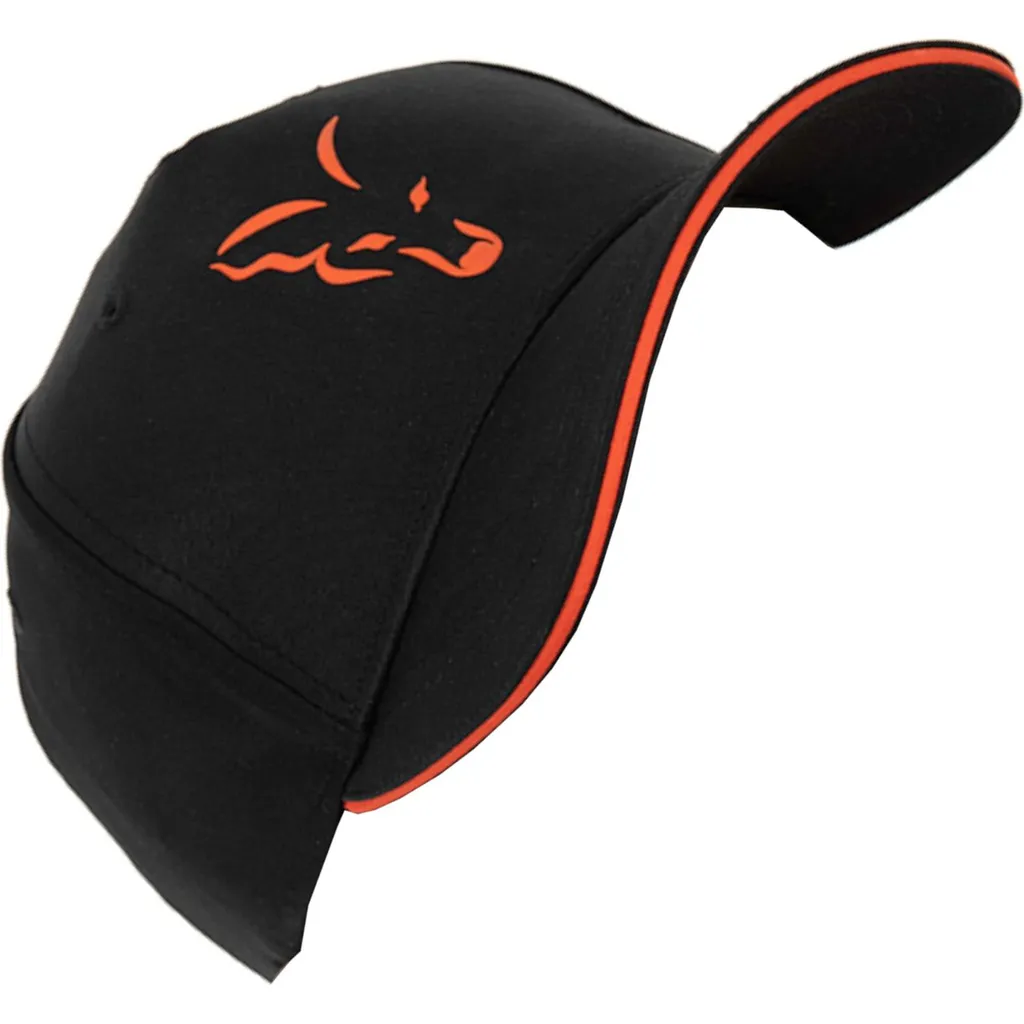 Fox Collection Baseball Cap Black & Orange