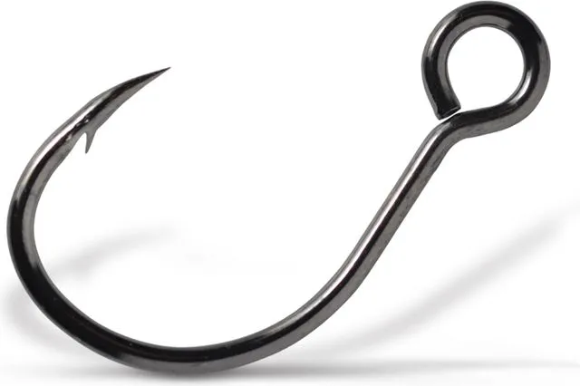 VMC 7237 Light Inline Hook Haken 6 0.96g 7pcs Black Nickel