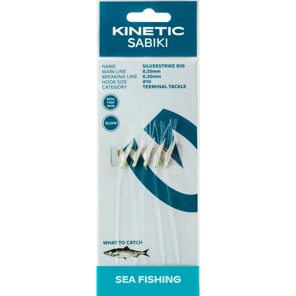 Kinetic Sabiki Silverstrike Fertigmontagen #12 150cm 1pc