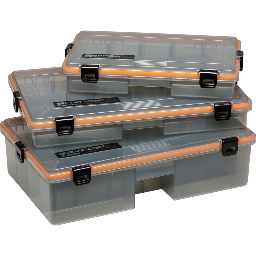 Savage Gear WP Small Five Compartment Lurebox 4B 27,5x18x5cm Smoke