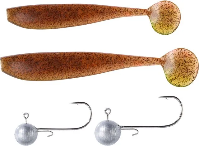 Balzer Shirasu Dorsch Gummi Set 12–15cm Paddle Tail Saltwater