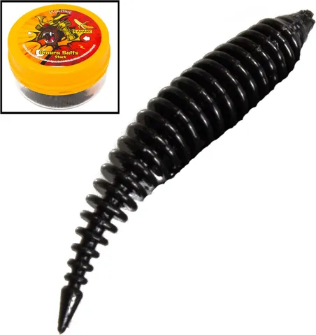 FTM Omura Baits Hero Banane Gummiköder 4cm Schwarz