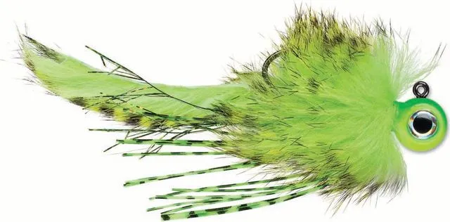 VMC Twitchin Jig 21g Glow Green Machine UV