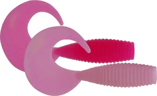 Kinetic Curlypup Gummiköder 5.1cm 2g White Pink
