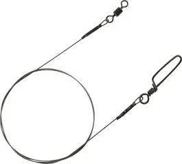 Spro Matt Black Leader 1x7 Titanium 50cm 35kg 0.60mm