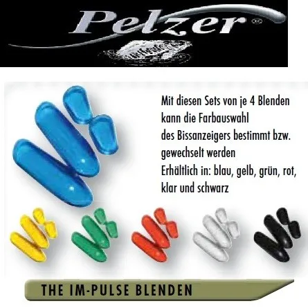 Pelzer Impulse Bissanzeiger-Blenden WLX XT ST 4pcs