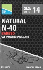 Preston Natural N-40 Haken #18