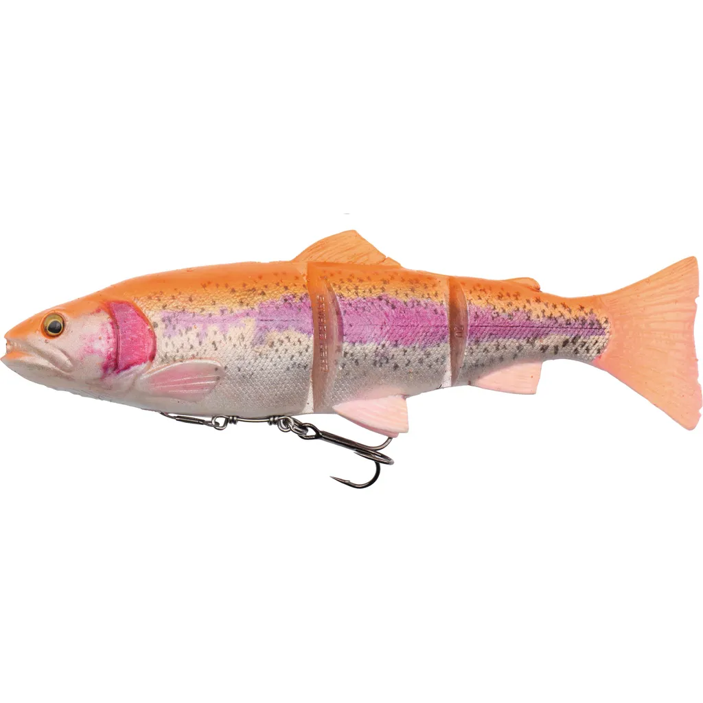 Savage Gear 4D Line Thru Trout Gummifische 25cm 180g Slow Sinking Golden Albino