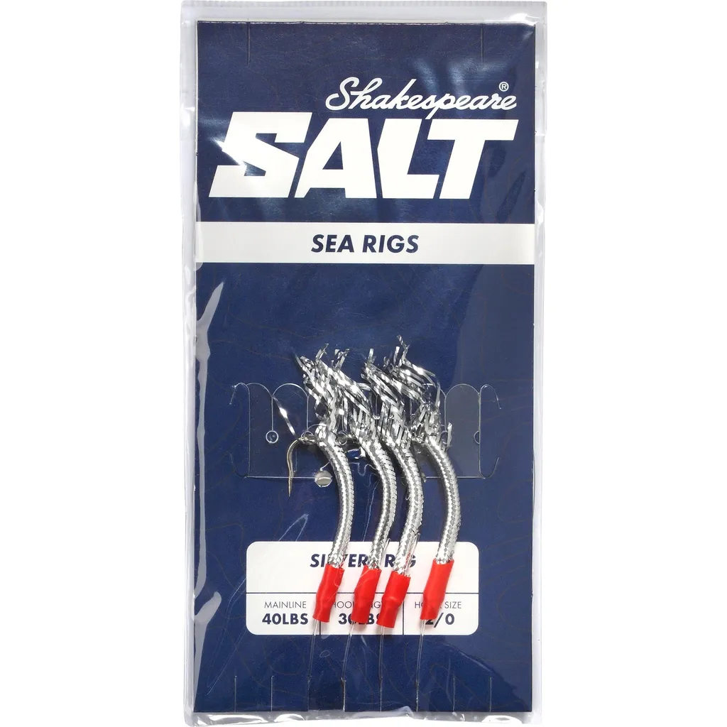 Shakespeare SALT Silvers Rig #2/0 10g Silver