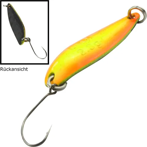 FTM Spoon Crator 2.3g Orange-Gelb/Schwarz Glitter
