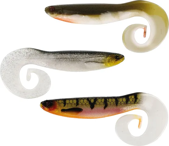 Westin Curl Teez Gummiköder 7cm 3.5g Clear Water Mix