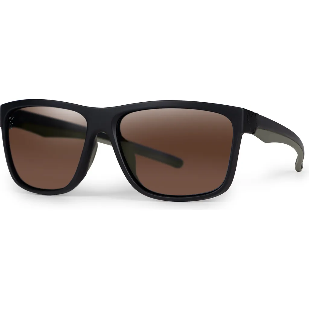 Fox Collection Polarisationsbrille Green Black Shades Brown Lens