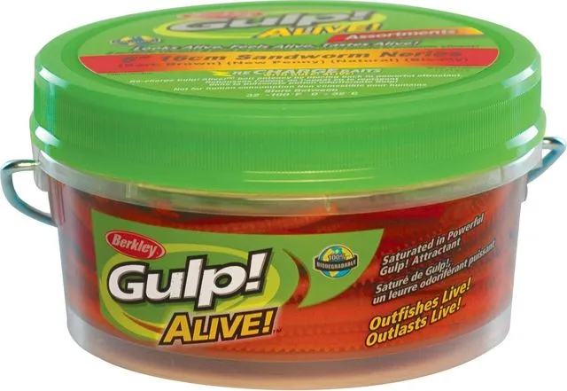 Berkley Gulp! Alive! Néréïs 15cm 59g Brown Blue Fleck