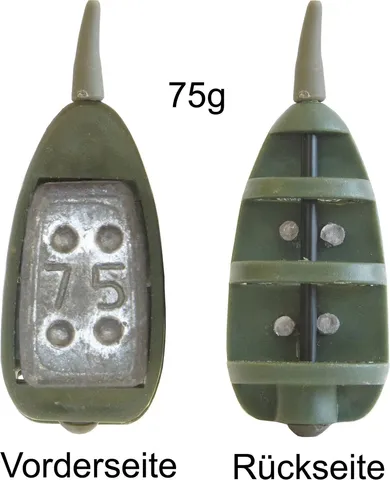 Pelzer Inline Carp Feeder Blei 75g Lead